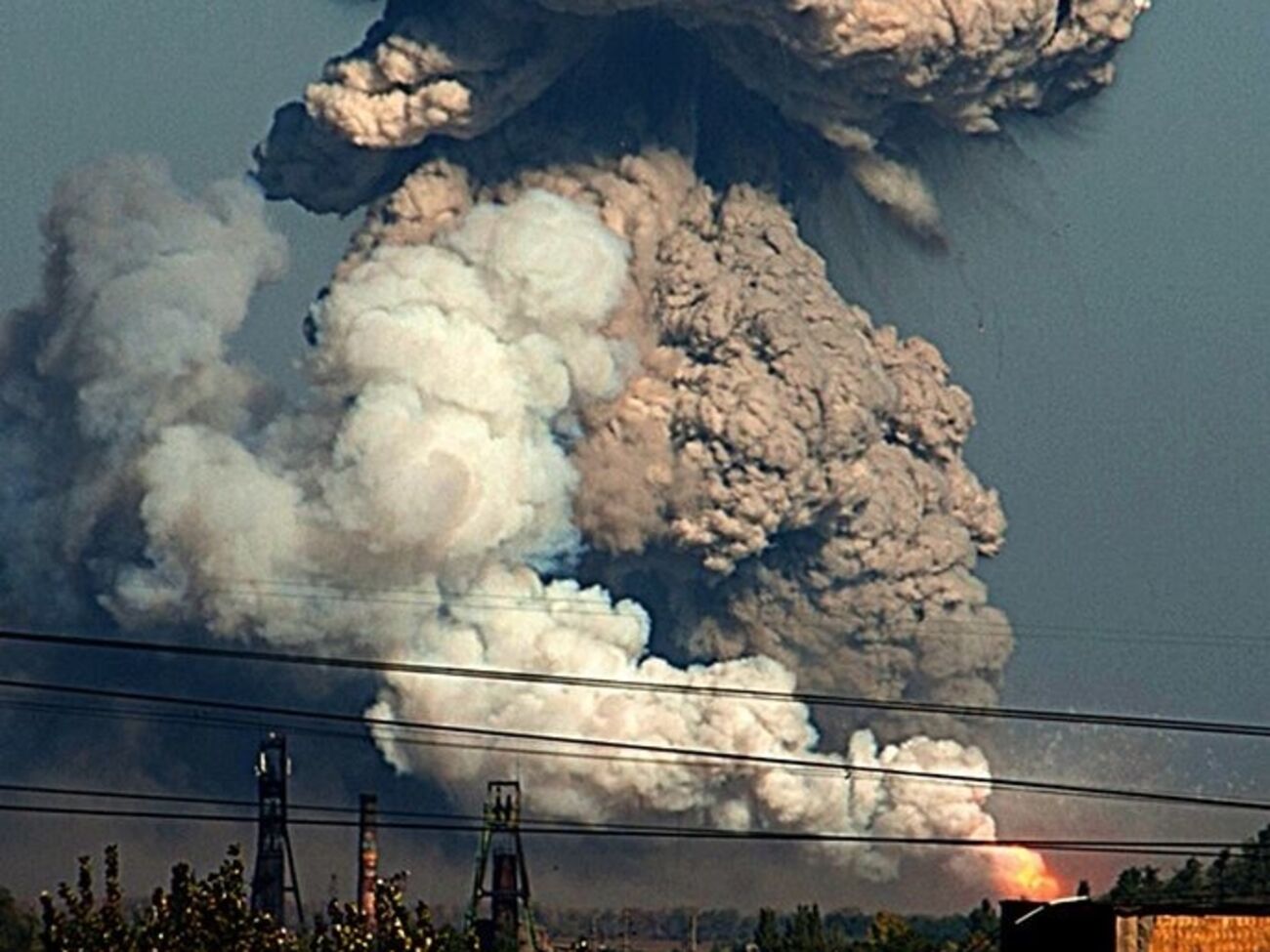 Взрыв в Донецке может привести к техногенной катастрофе