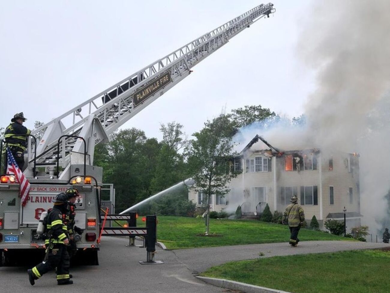 Жильцы дома не пострадали