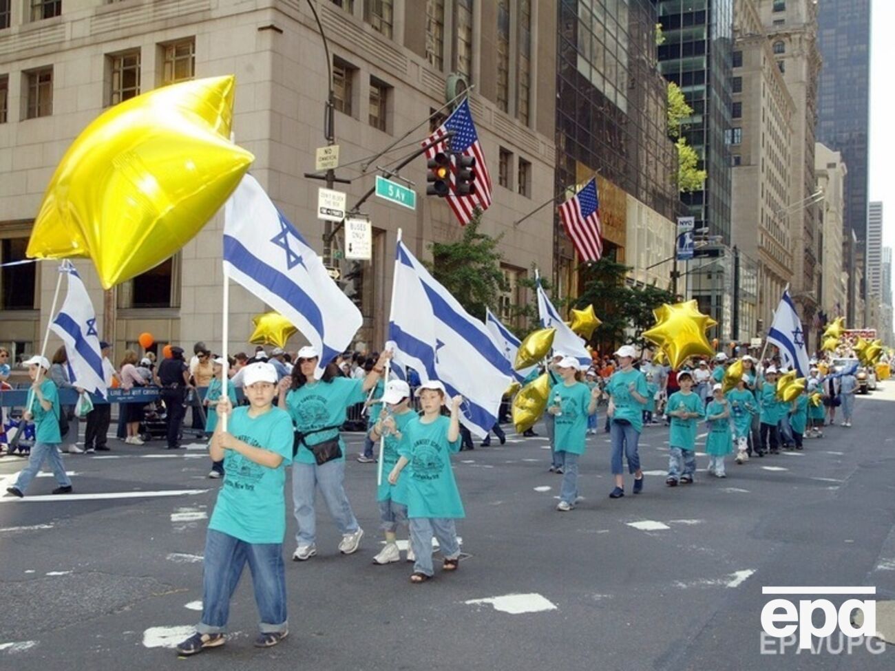 Израильский парад в Нью-Йорке