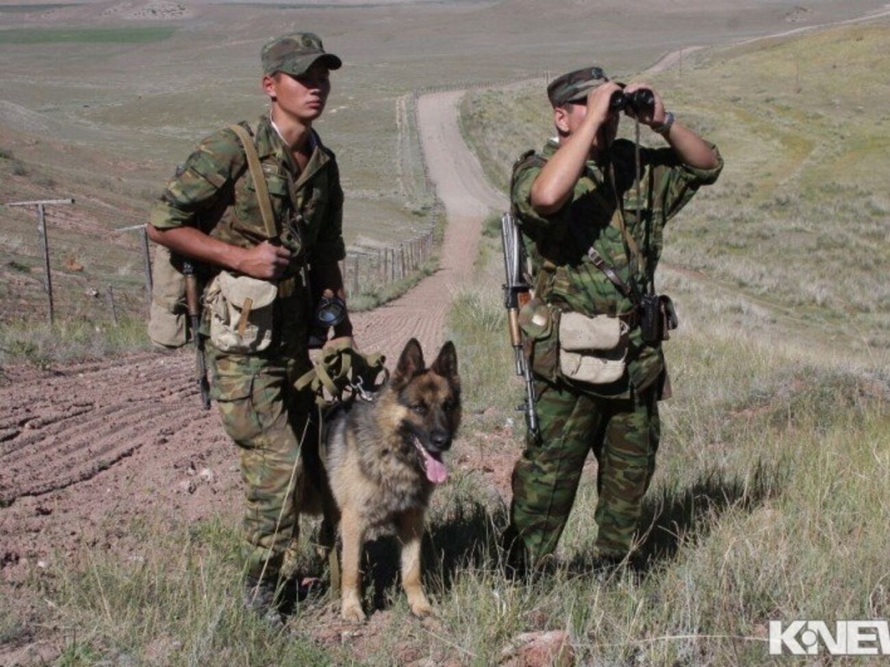 Кыргызские пограничники