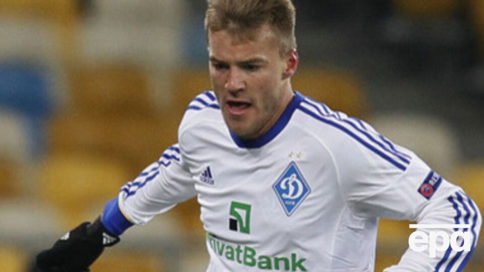 Полузащитник киевского "Динамо" Андрей Ярмоленко