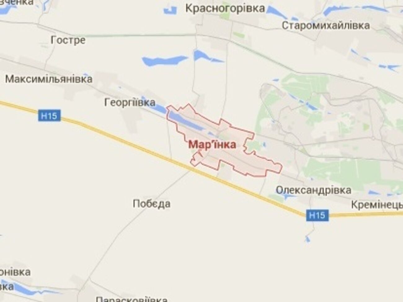 Боевики обстреливают Марьинку