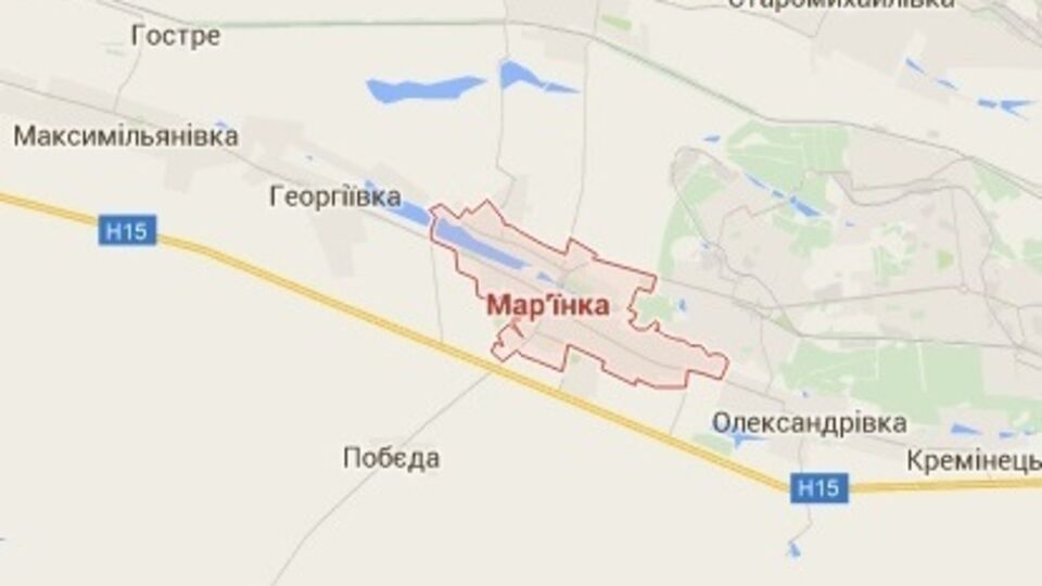 Боевики обстреливают Марьинку