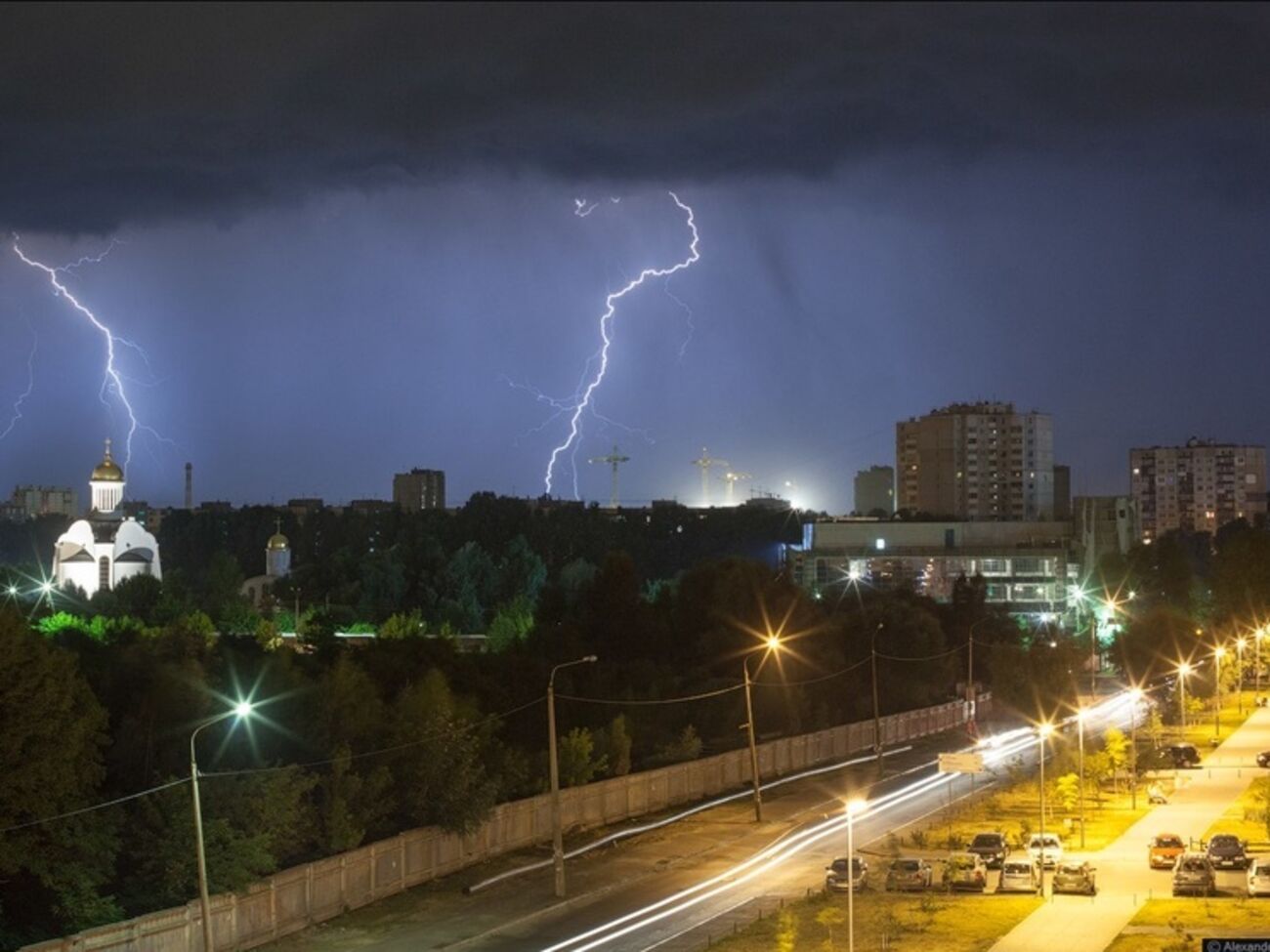 В Киеве завтра ожидается гроза