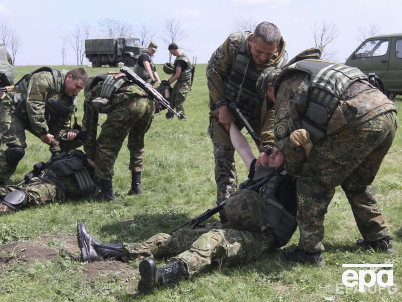 В результате атаки боевиков на Марьинку ранен 31 украинский солдат