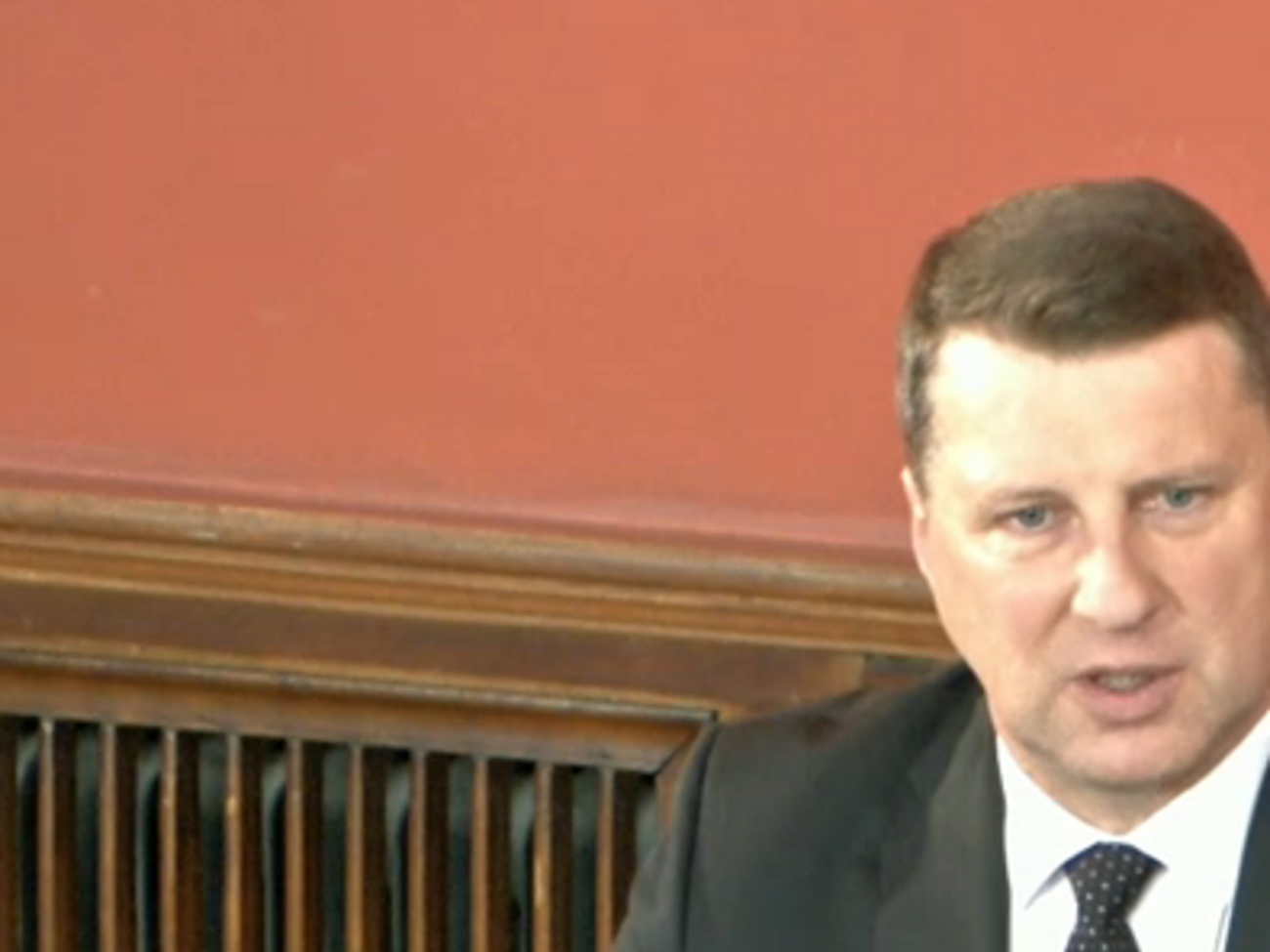 Новоизбранный президент&nbsp;Раймонд Вейонис дал пресс-конференцию