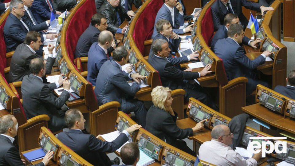 Рада приняла законопроект в первом чтении