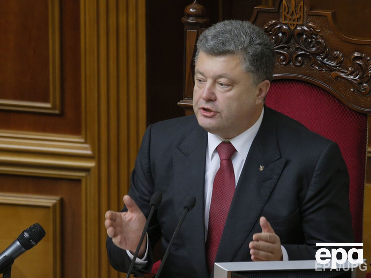 Президент выступает в Раде