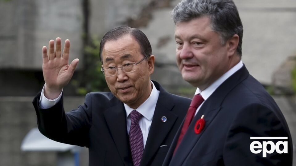 Порошенко и Пан Ги Мун договорились изучить ситуацию в Украине