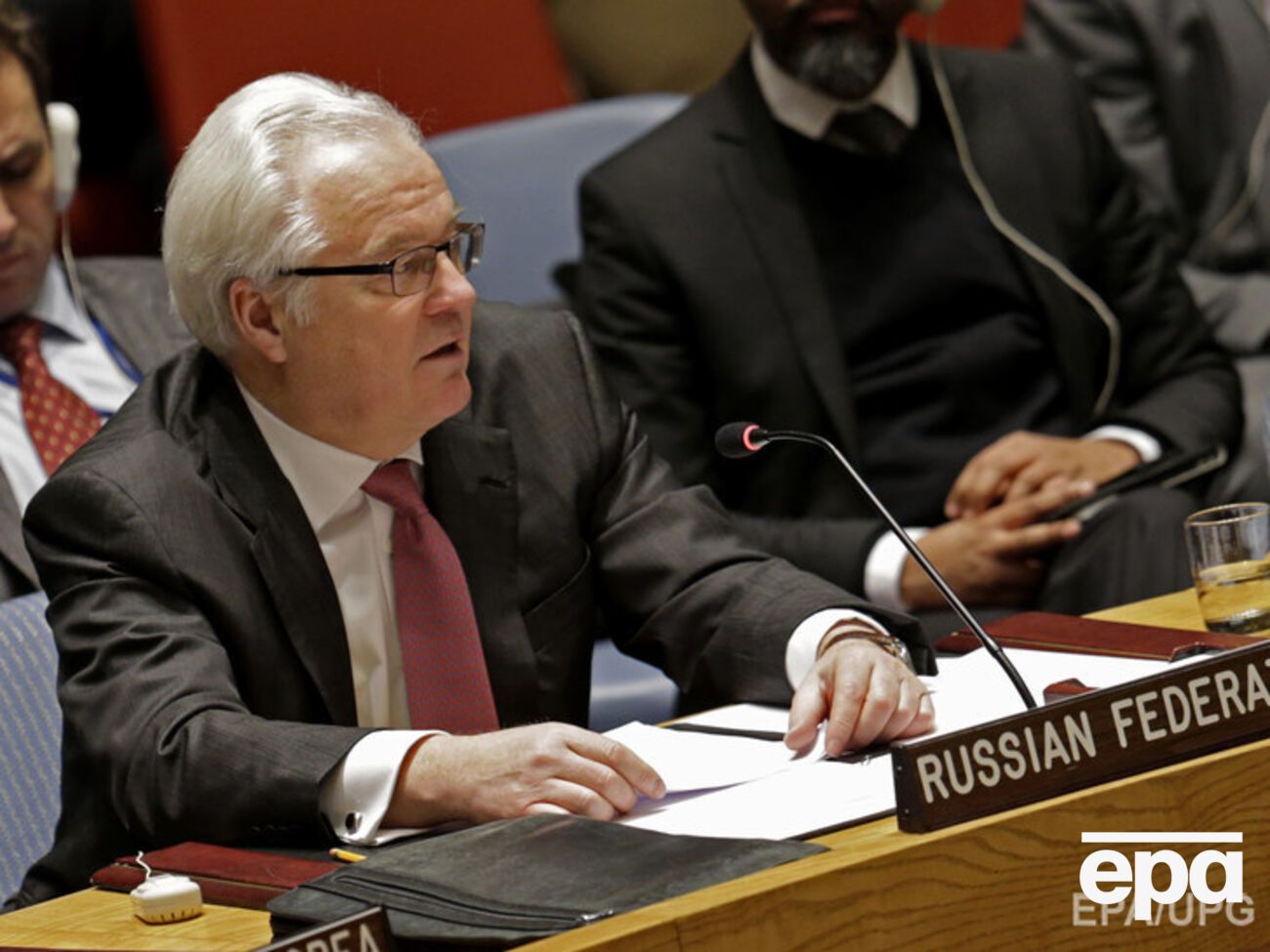 Чуркин обвинил украинскую сторону в нарушении перемирия на Донбассе