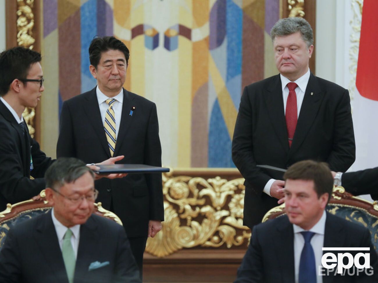 Порошенко:&nbsp;Украина и Япония подписали межправительственное соглашение по модернизации Бортнической станции аэрации