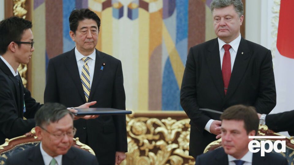 Порошенко: Украина и Япония подписали межправительственное соглашение по модернизации Бортнической станции аэрации