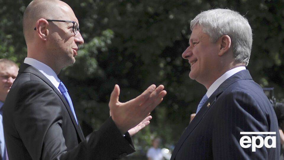 Яценюк – Харперу: Канада является одним из сильнейших союзников Украины