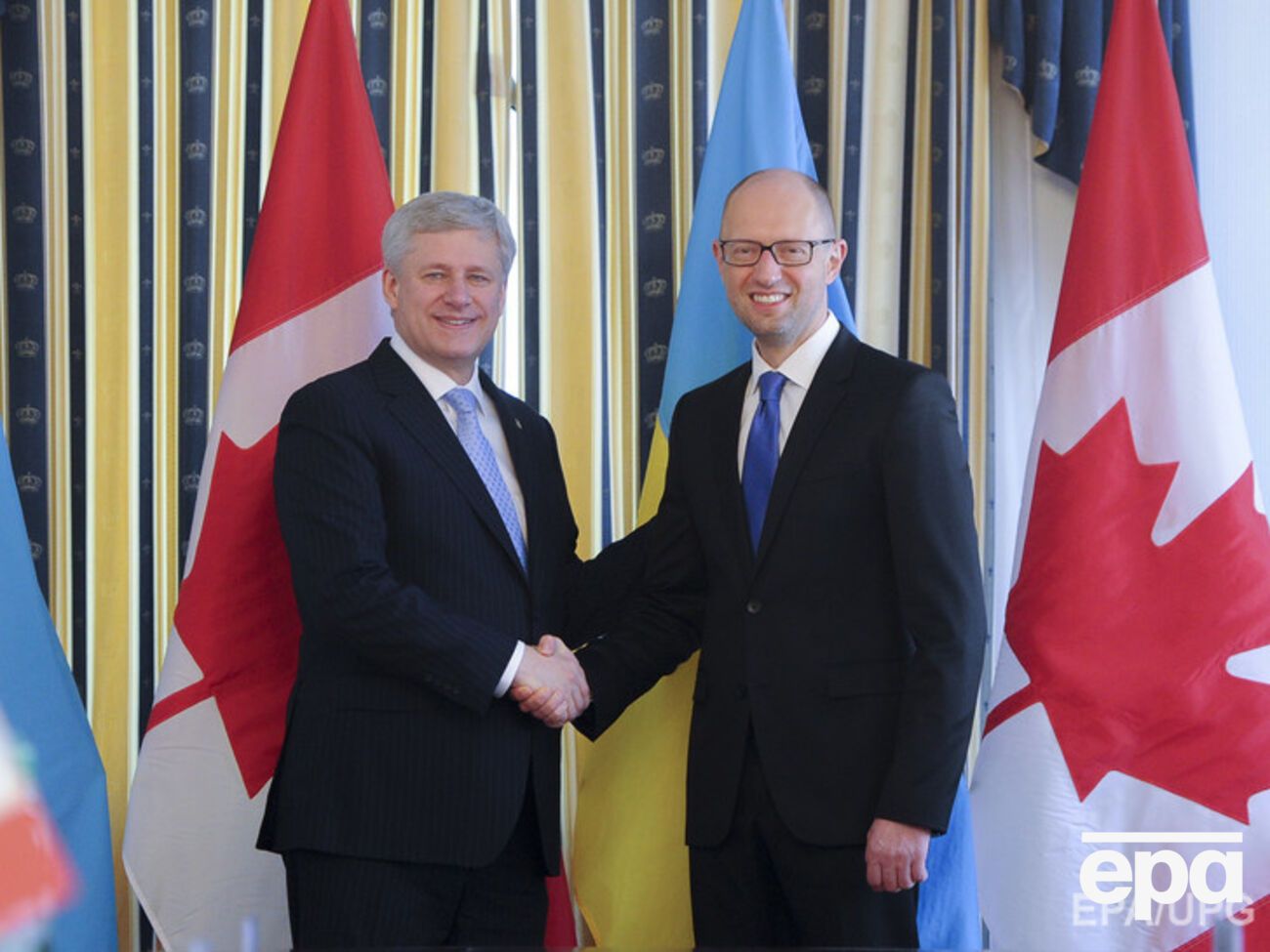 Яценюк:&nbsp;Сейчас мы в очень хорошей стадии переговоров с Канадой