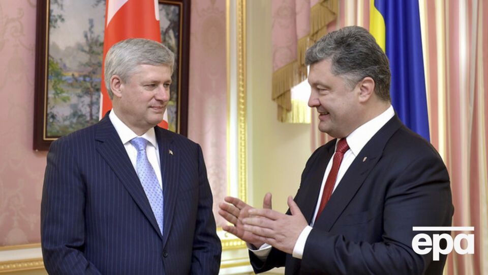 Порошенко и Харпер обсудили военно-техническое сотрудничество Украины и Канады