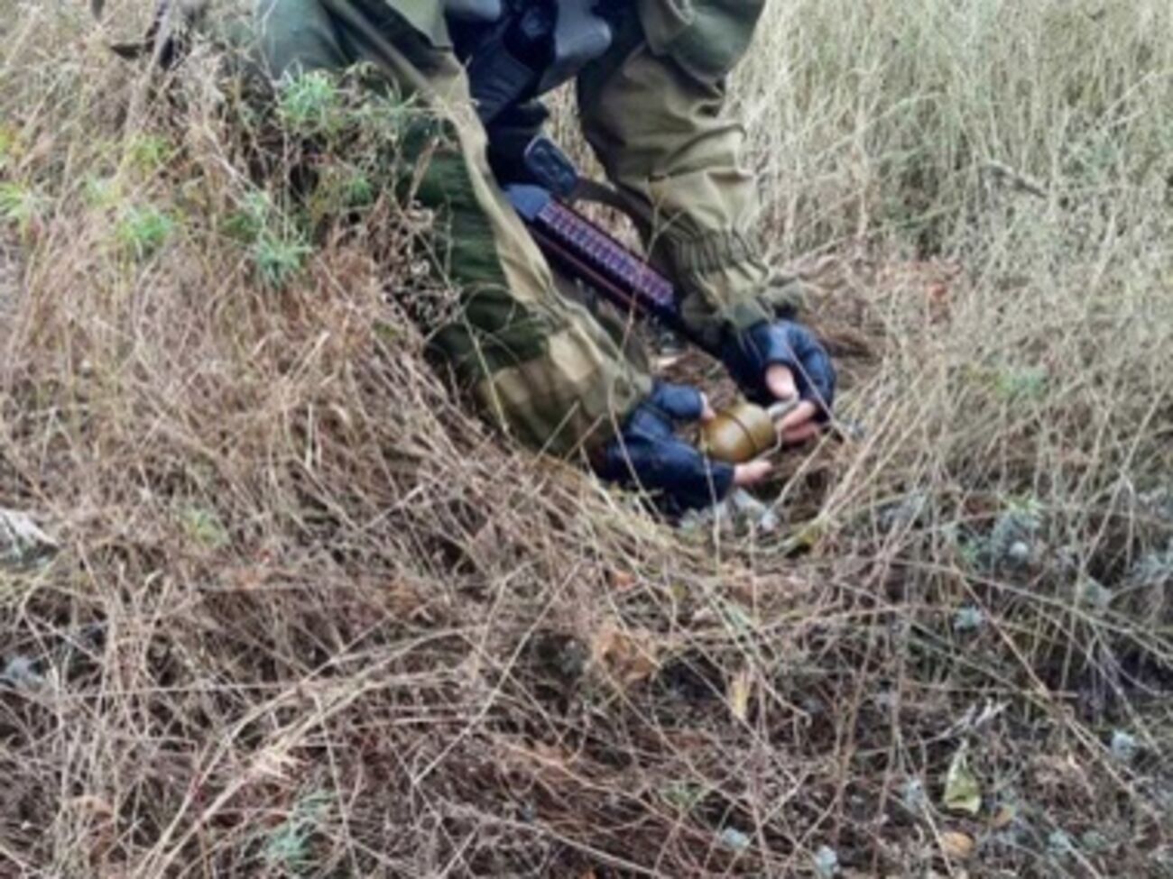 Москаль: При установке растяжки боевики использовали проволоку из пружинного матраса