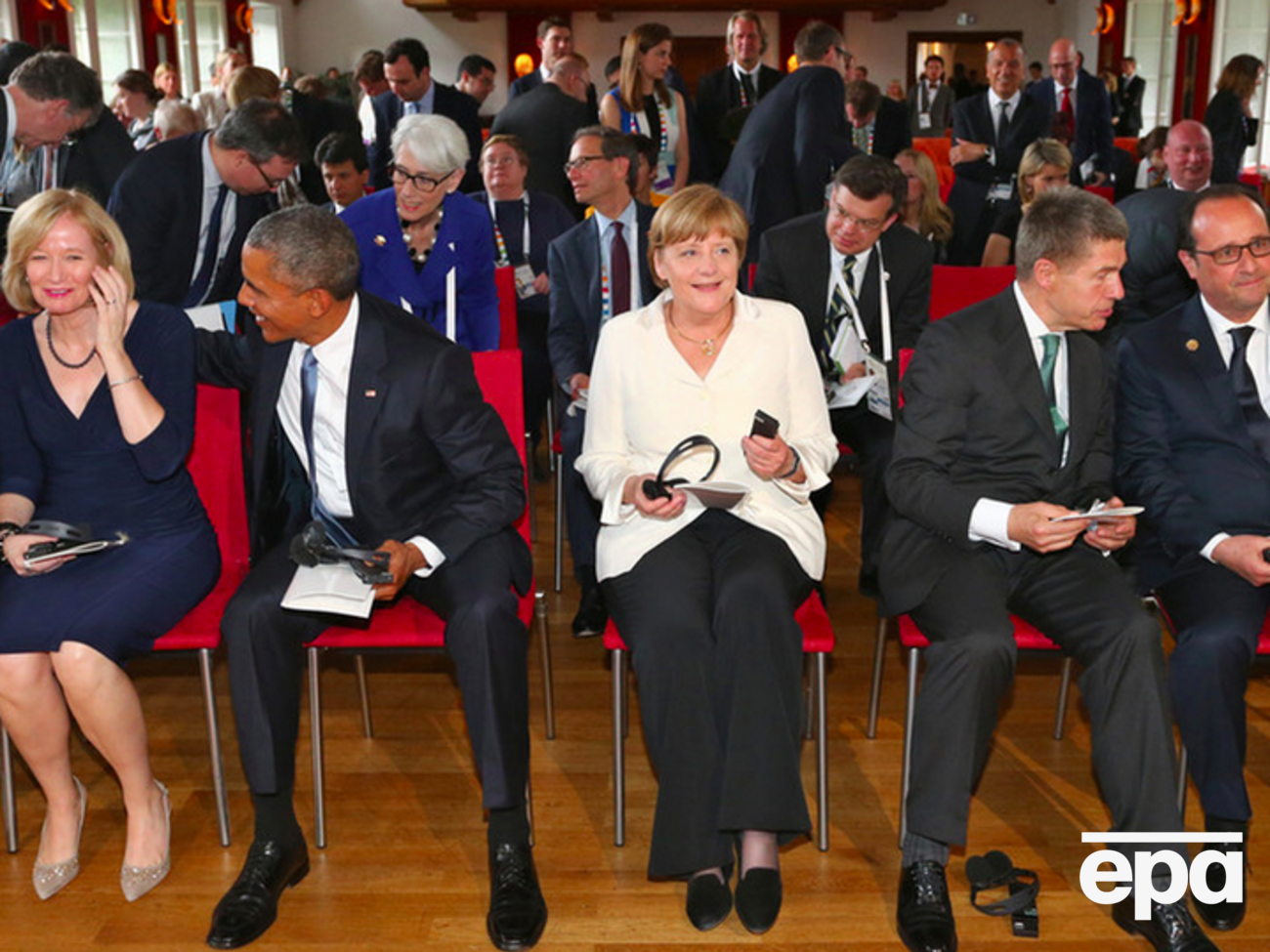 Лидеры ведущих стран мира на саммите "Большой семерки" в Германии