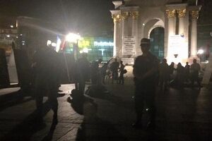 МВД: Палатки на Майдане разгромили около 20 неизвестных в балаклавах