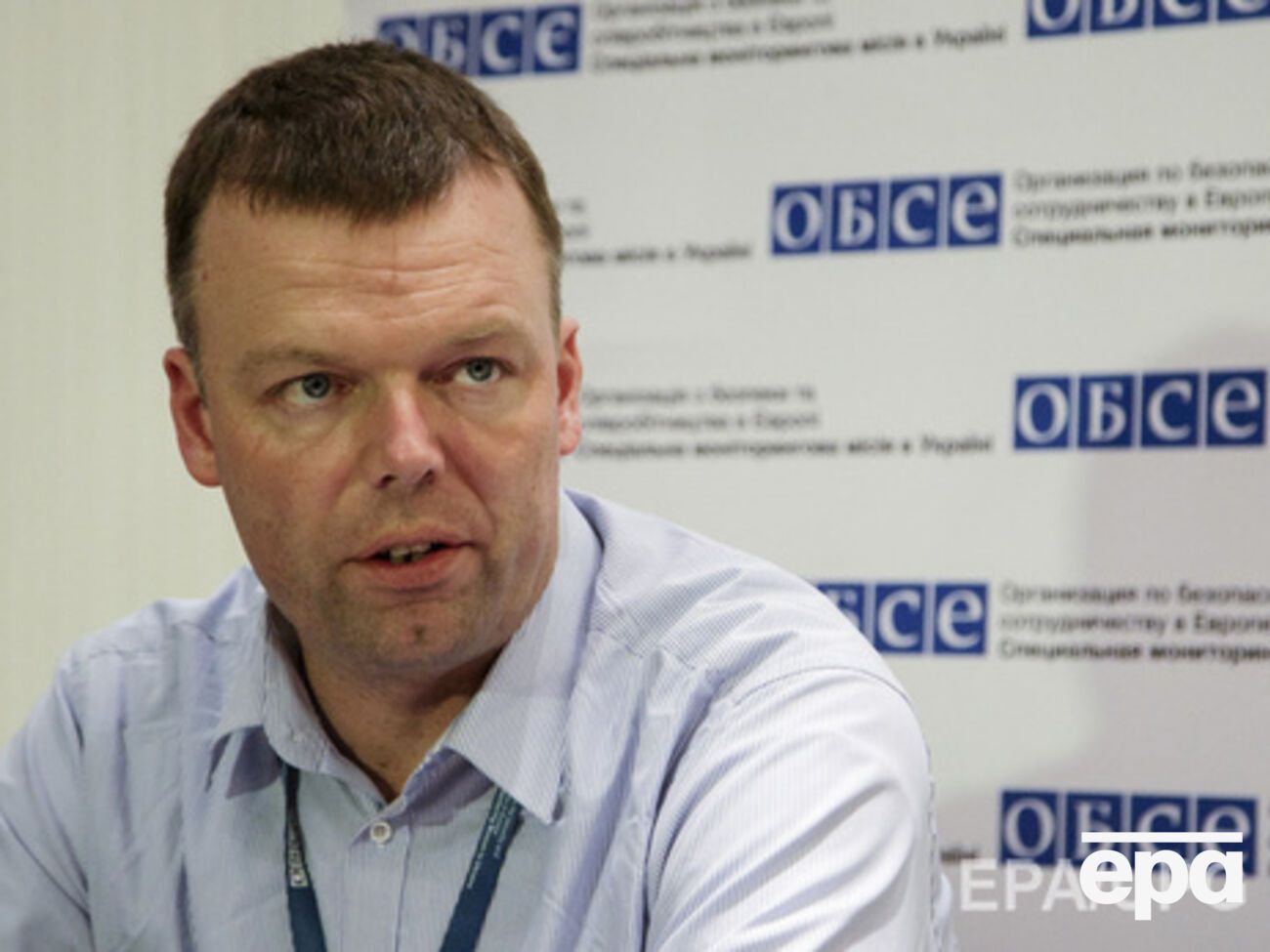 Заместитель главы специальной мониторинговой миссии ОБСЕ Александр Хуг просит обеспечить безопасность наблюдателей на Донбассе