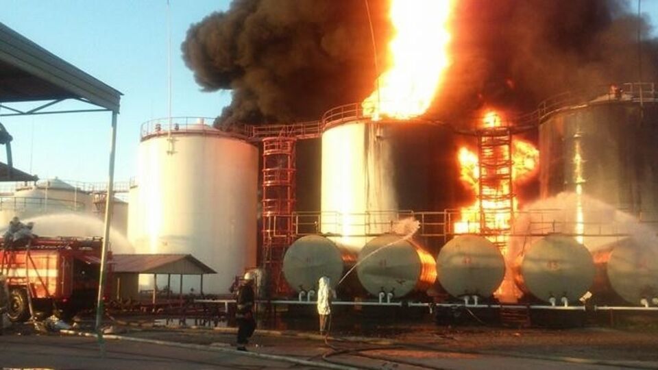 При пожаре пострадали пять человек