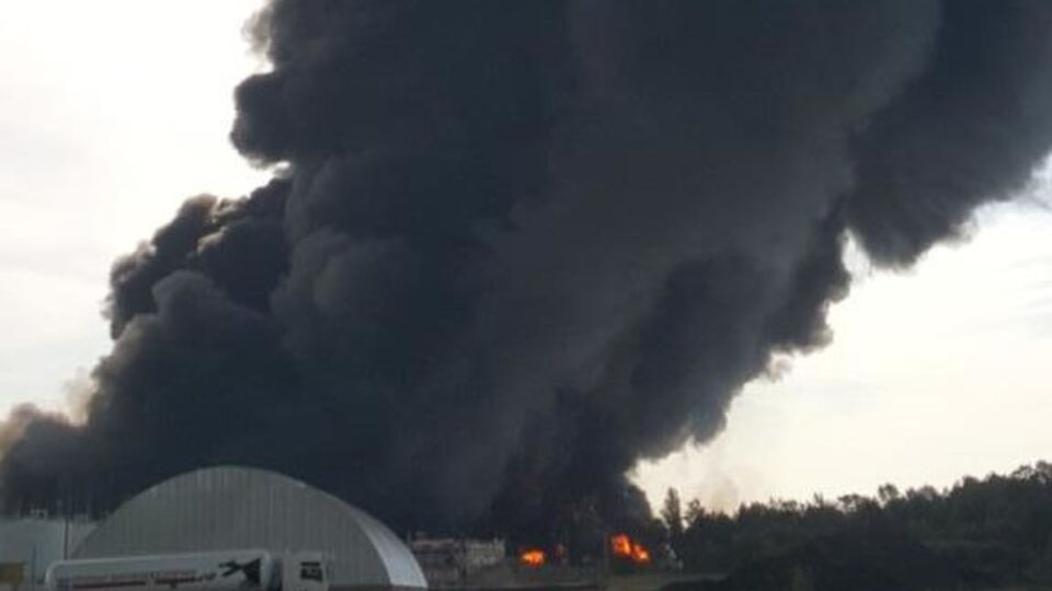 Самый мощный взрыв произошел около 9.00