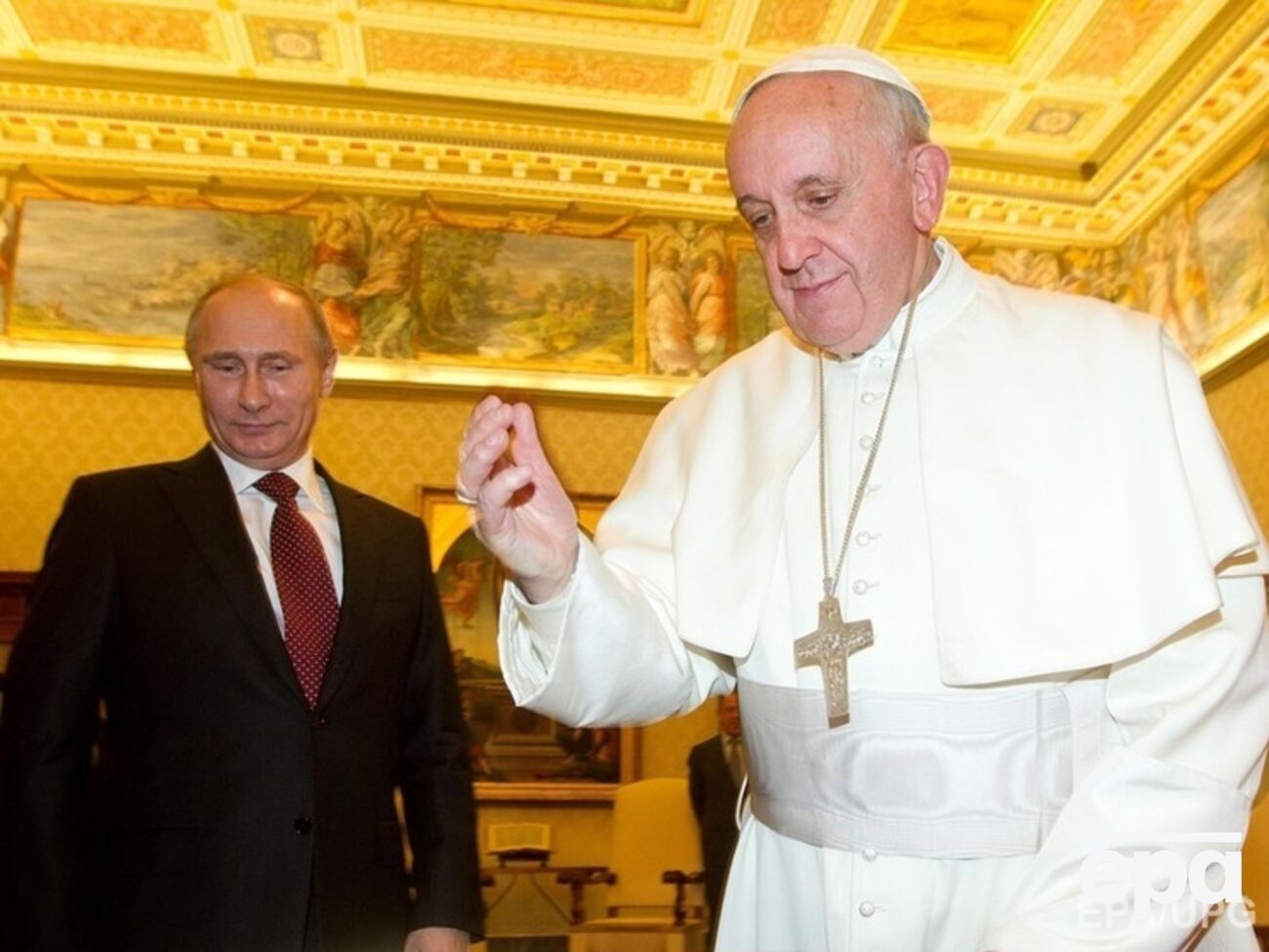 Путин встречался с Франциском в 2013 году