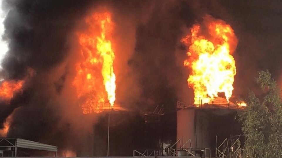 Возгорание произошло накануне