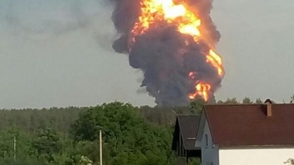 Кличко сообщил о создании оперативного штаба в связи с пожаром