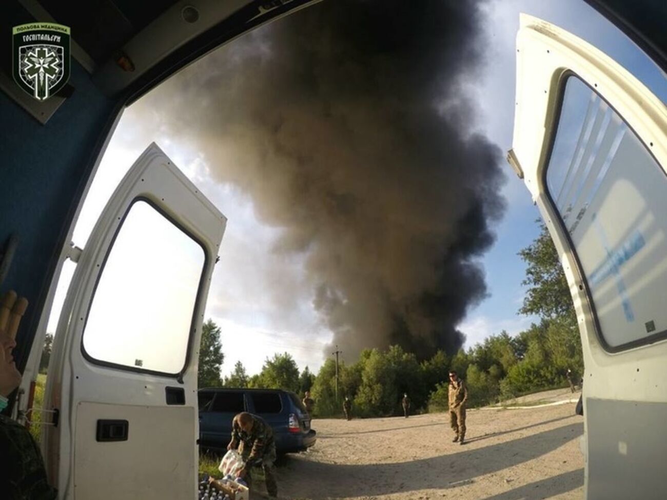 Зинкевич:&nbsp;По состоянию на 22.00 работы по ликвидации пожара продолжаются