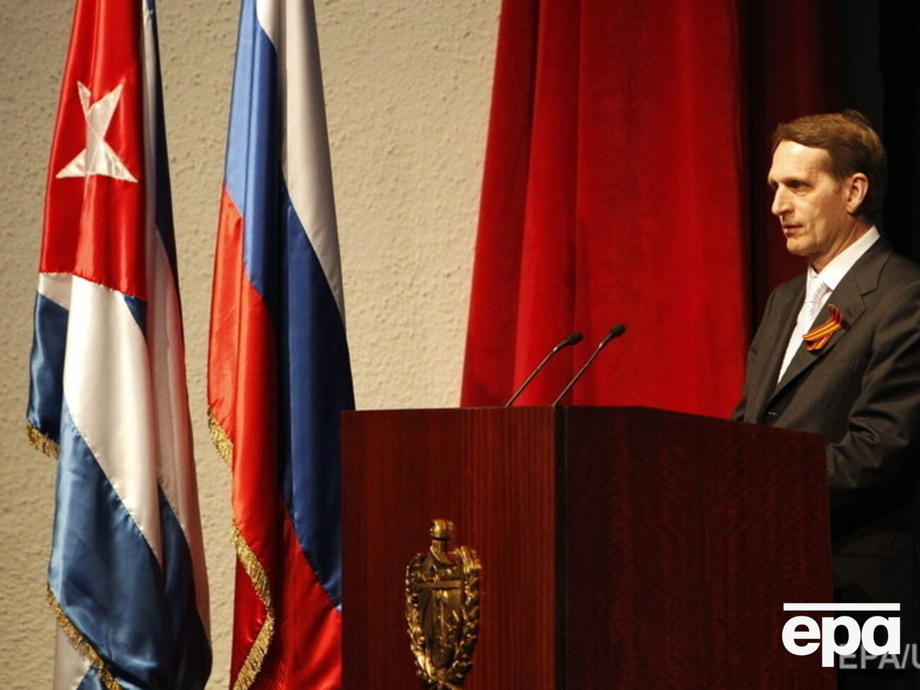 Нарышкина не пустили в Финляндию