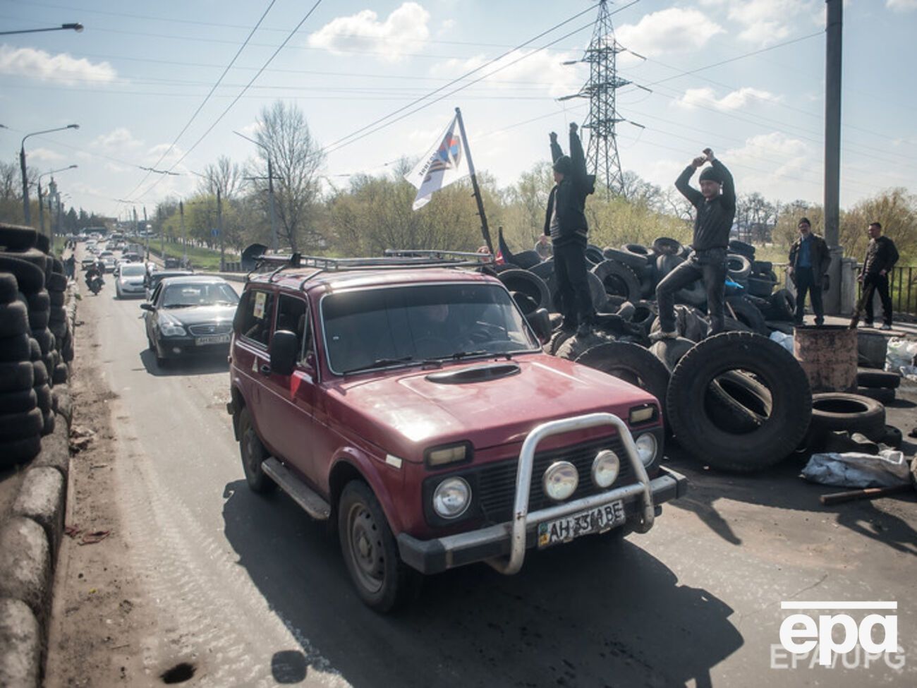 Осужденный боевик нес службу на одном из блокпостов в Краматорске