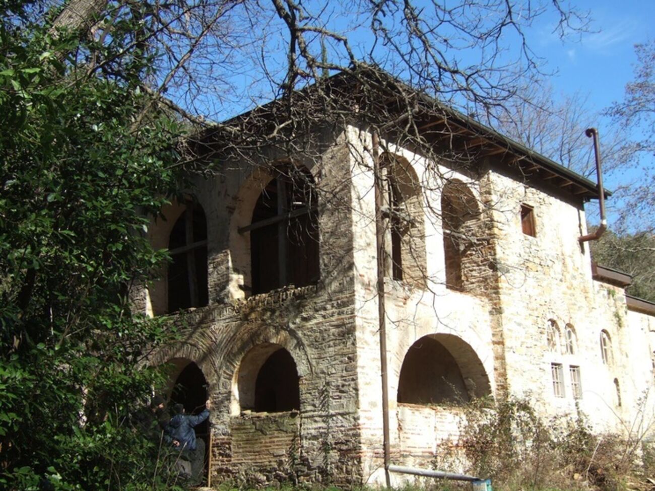 Скит "Чорний Вир" был основан на Афоне запорожскими казаками в 1747 году