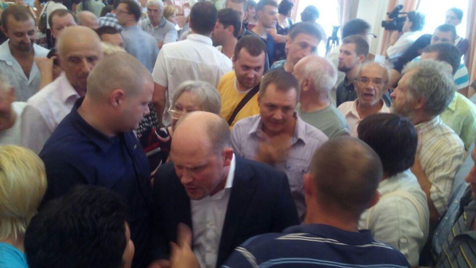 Каплин подрался с мэром Полтавы