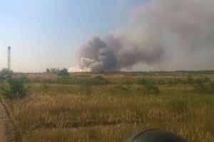 В Луганской области спасатели ликвидировали лесной пожар площадью около 50 га. Фоторепортаж