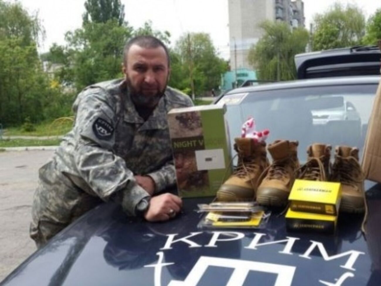 Командир батальона "Крым" Исса Акаев