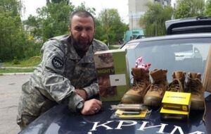 Командир батальона "Крым" Исса Акаев
