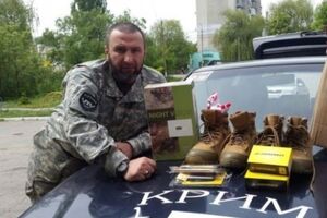 Командир батальона "Крым" Исса Акаев