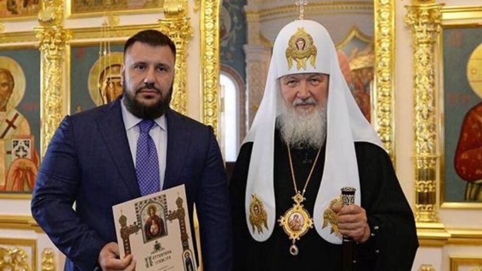 Кирилл наградил Клименко грамотой