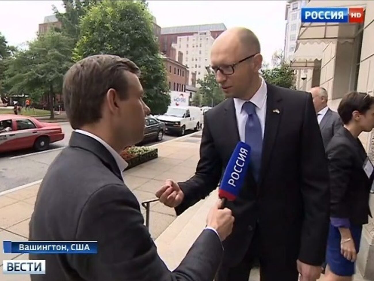 Арсений Яценюк рассказал российским журналистам об итогах визита в США