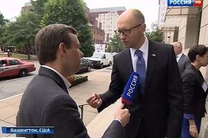 Арсений Яценюк рассказал российским журналистам об итогах визита в США