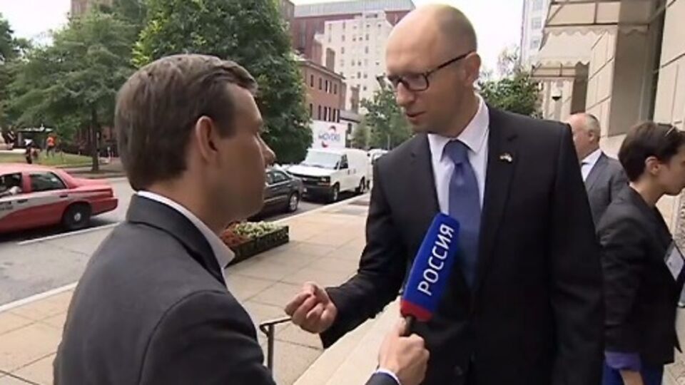 Арсений Яценюк рассказал российским журналистам об итогах визита в США