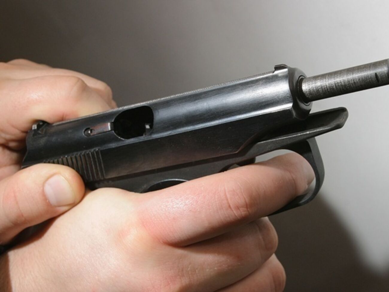 Патрульный застрелили агрессивную собаку бойцовой породы