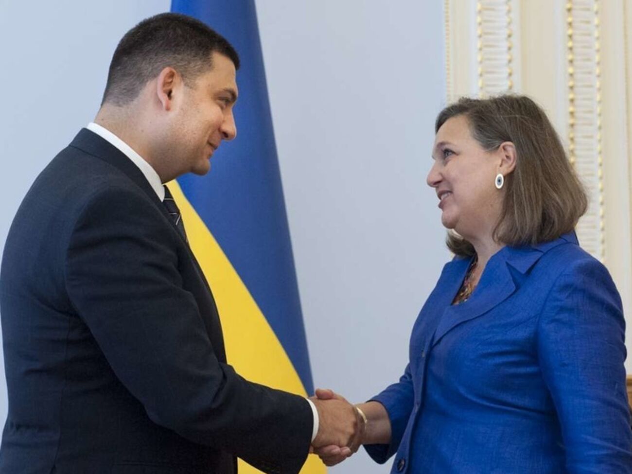 Владимир Гройсман и Виктория Нуланд провели встречу в Киеве, на которой обсудили работу парламента