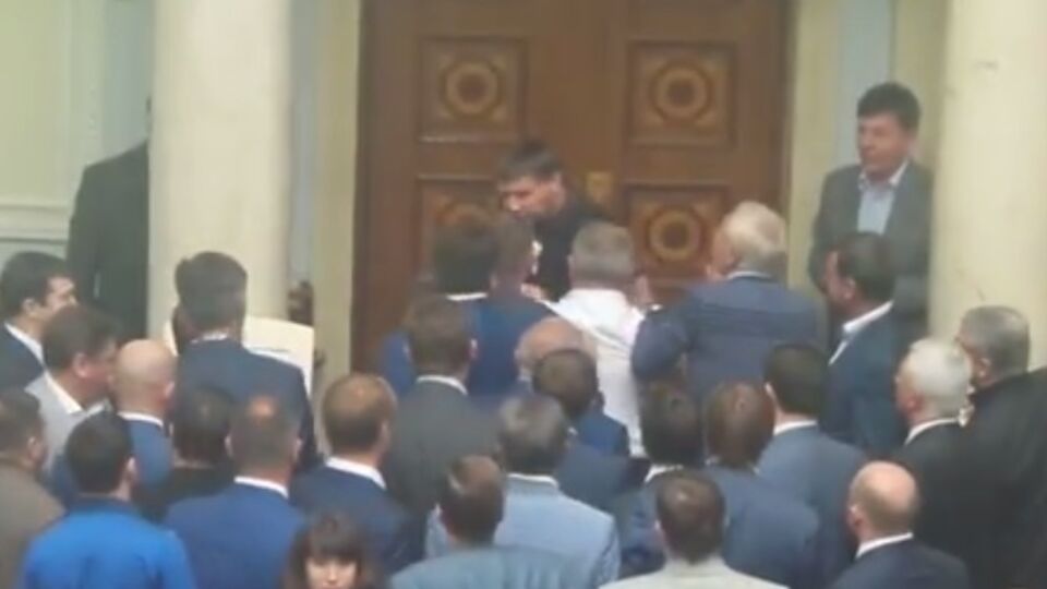 В Раде произошла потасовка