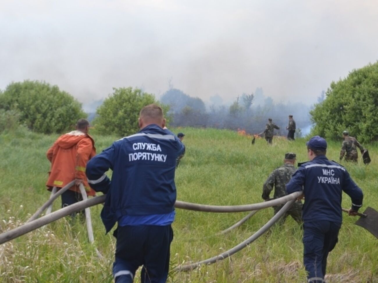 Пожар в зоне отчуждения продолжался больше двух недель