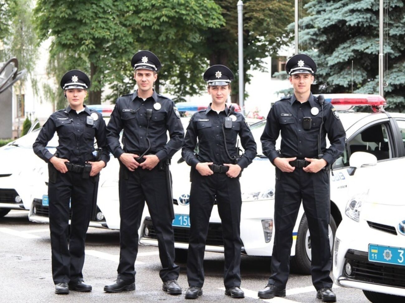 Новая патрульная полиция уже работает в Киеве