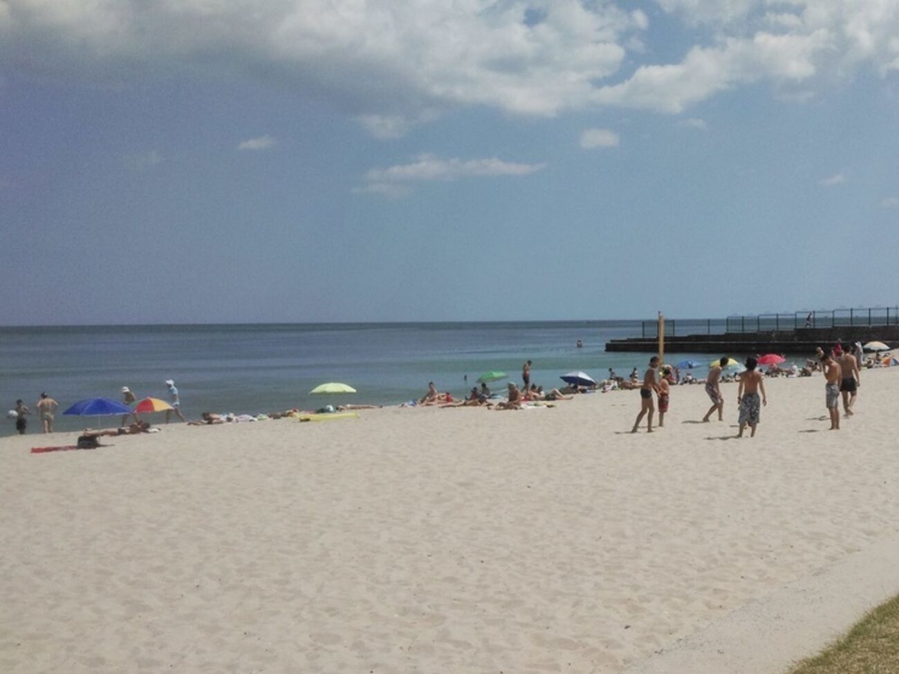 Саакашвили: Большинство пляжей уже открыто, осталось только несколько бетонных стен