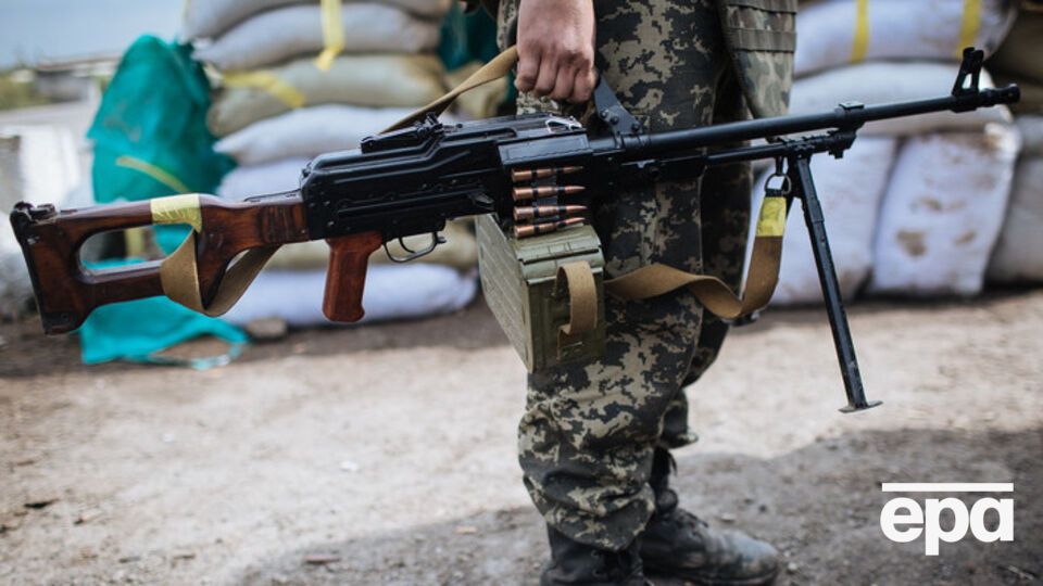 В результате обстрела погиб украинский военный