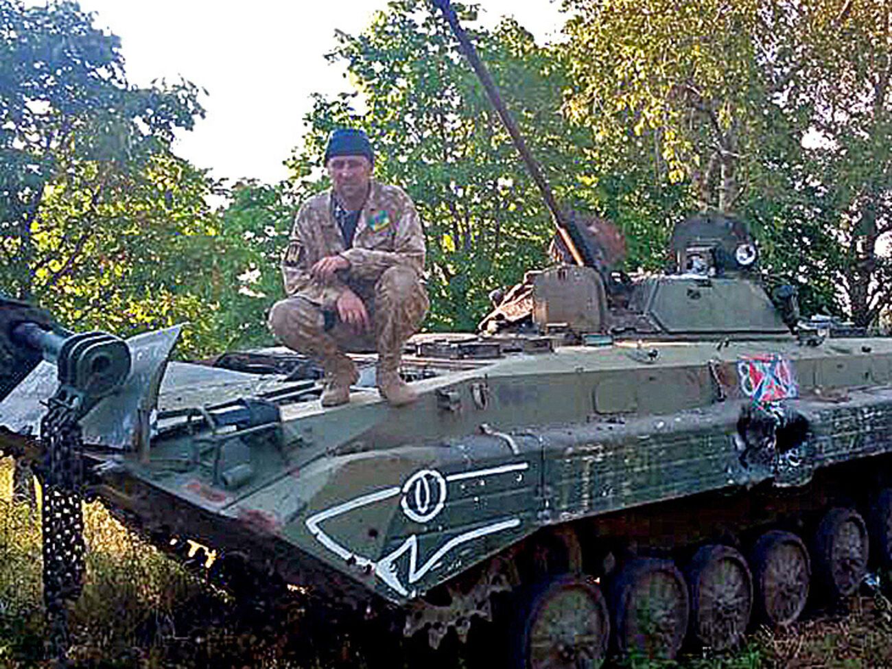 После ремонта отбитый у террористов БМП будет воевать за Украину