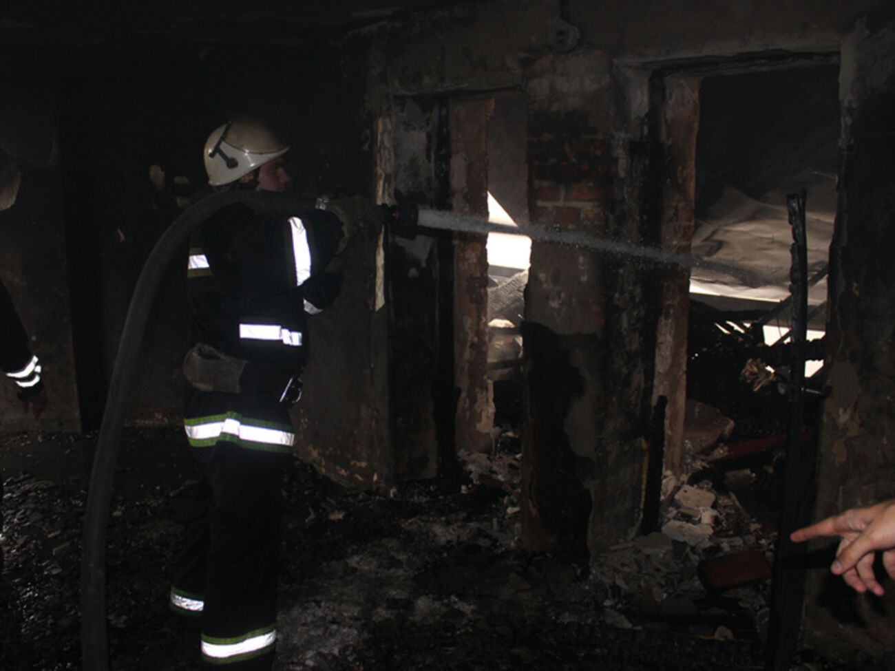 Зрительный зал выгорел полностью